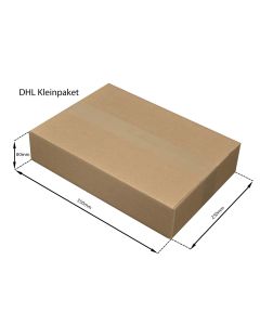 Karton DHL Kleinpaket 350 x 250 x 80 mm C28